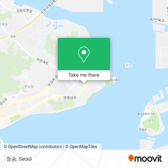 청송 map