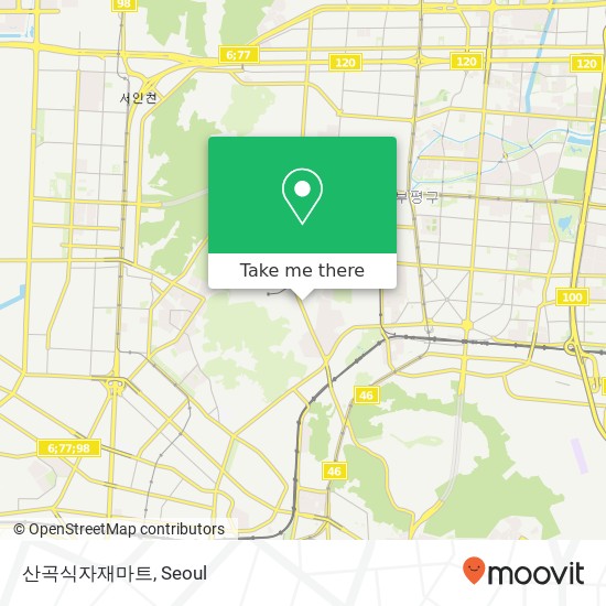 산곡식자재마트 map