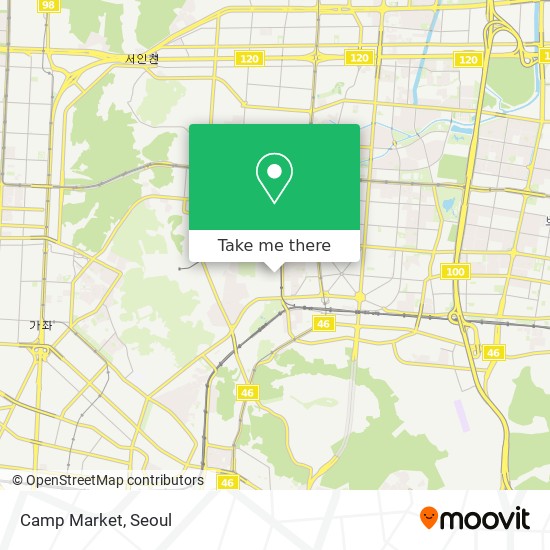 Camp Market map