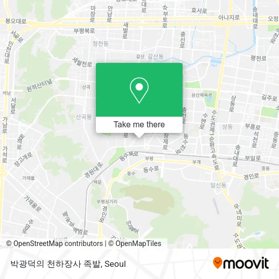 박광덕의 천하장사 족발 map