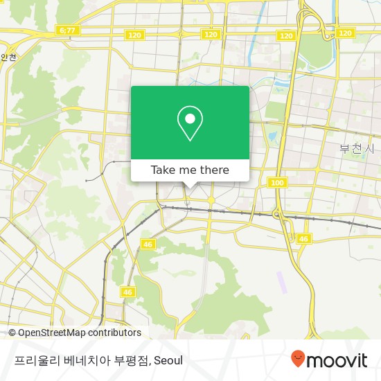 프리울리 베네치아 부평점 map