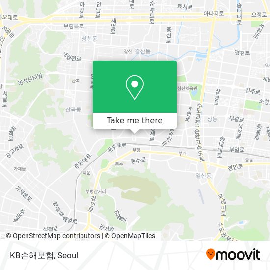 KB손해보험 map
