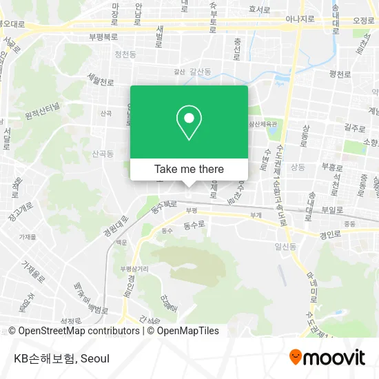KB손해보험 map