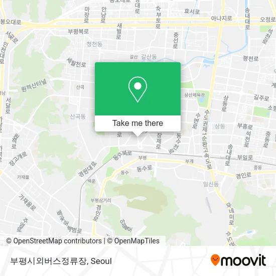 부평시외버스정류장 map