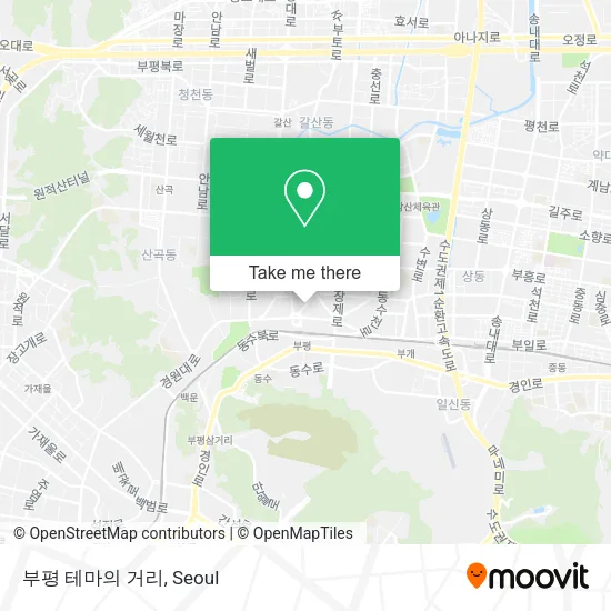 부평 테마의 거리 map