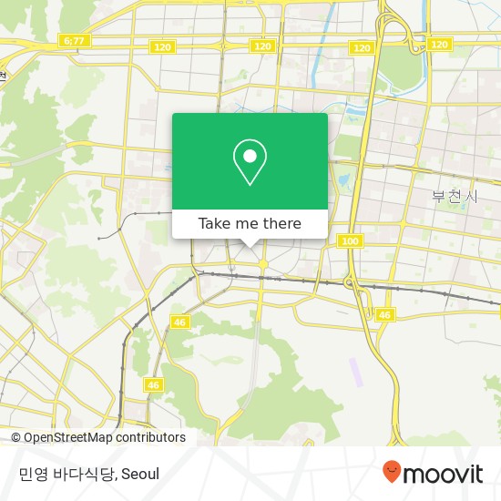 민영 바다식당 map