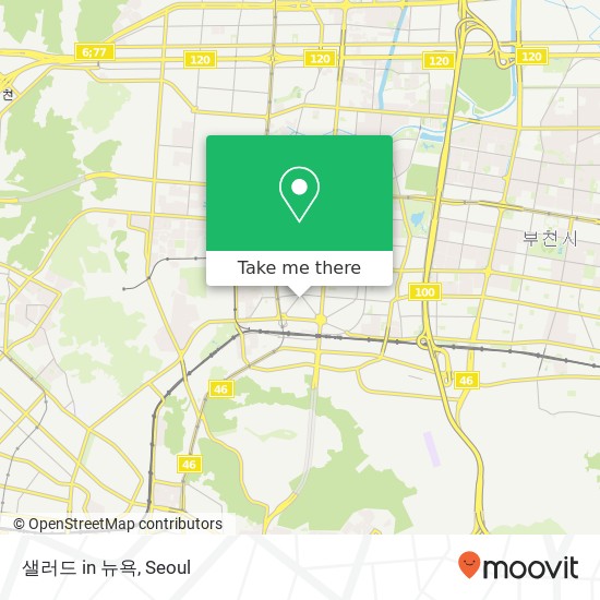 샐러드 in 뉴욕 map