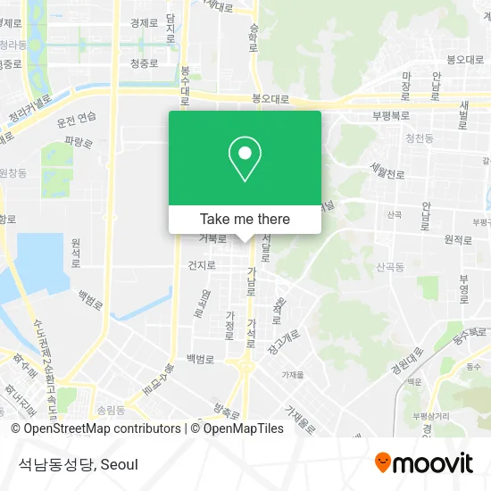 석남동성당 map