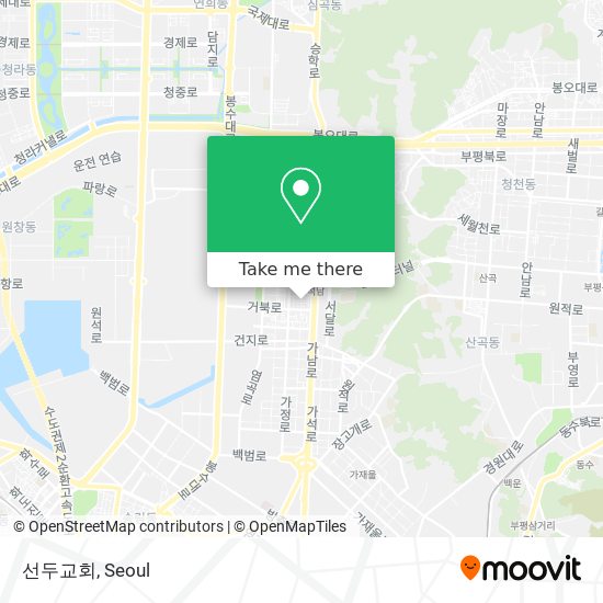 선두교회 map