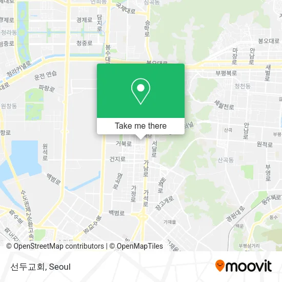 선두교회 map