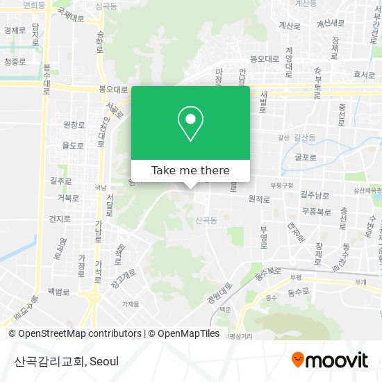 산곡감리교회 map