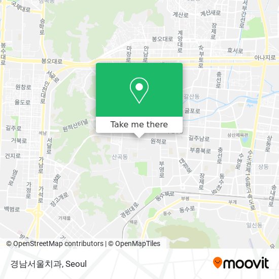 경남서울치과 map