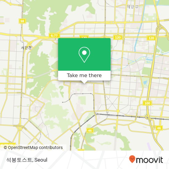 석봉토스트 map