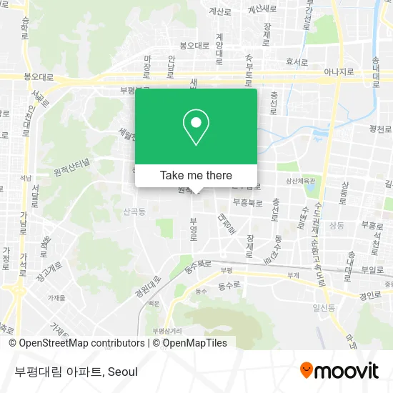 부평대림 아파트 map