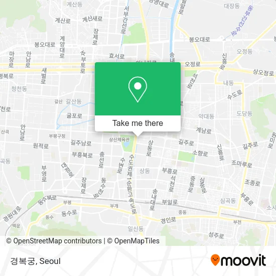 경복궁 map