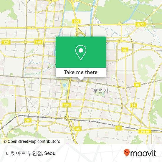 티켓마트 부천점 map