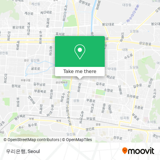 우리은행 map