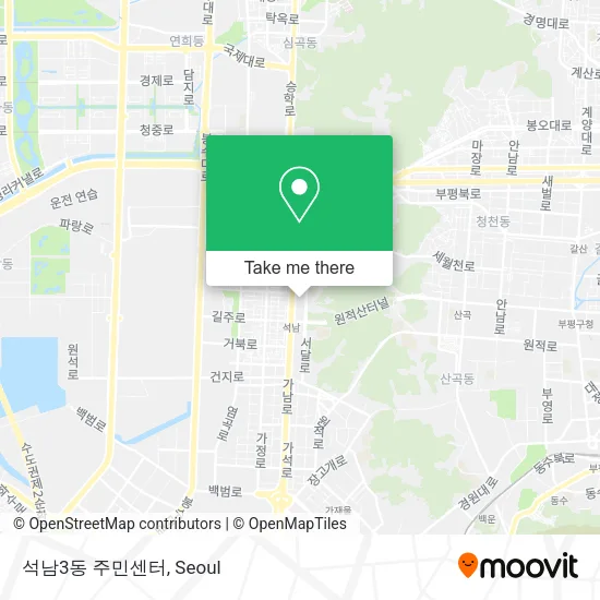 석남3동 주민센터 map