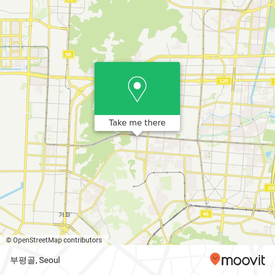 부평골 map