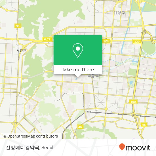 전방메디칼약국 map