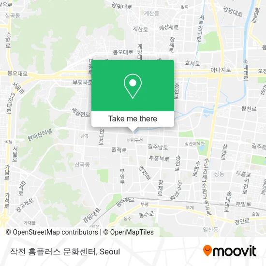 작전 홈플러스 문화센터 map