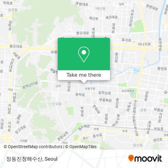 정동진청해수산 map