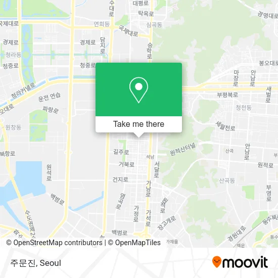 주문진 map