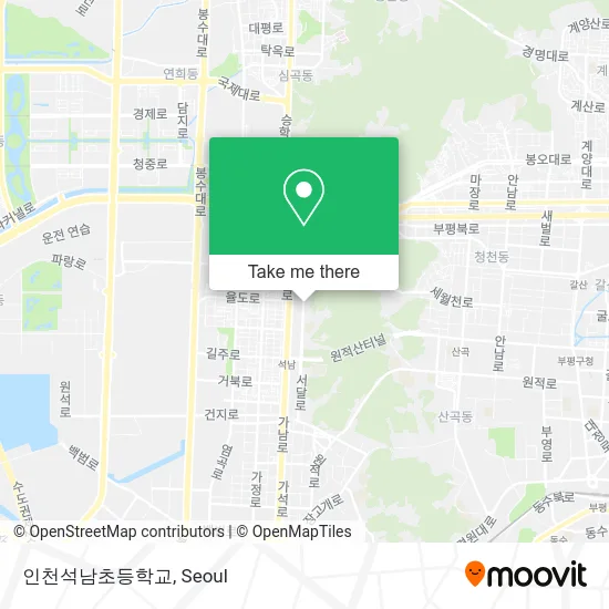인천석남초등학교 map