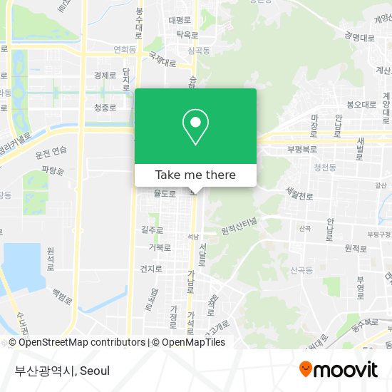 부산광역시 map