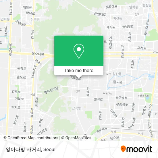 영아다방 사거리 map