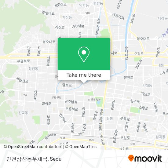인천삼산동우체국 map