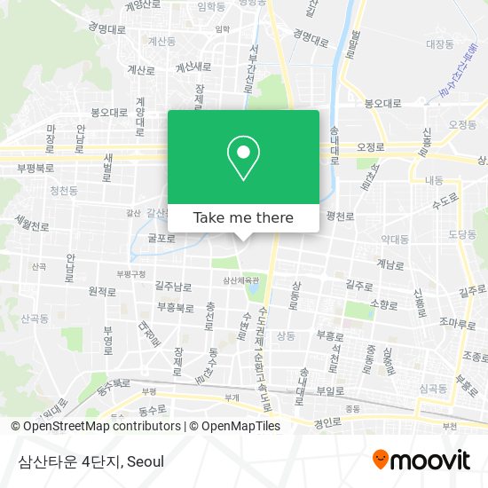 삼산타운 4단지 map