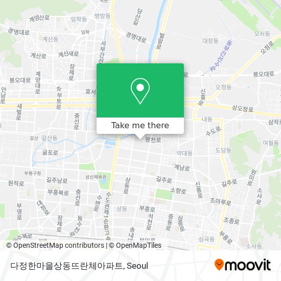 다정한마을상동뜨란체아파트 map