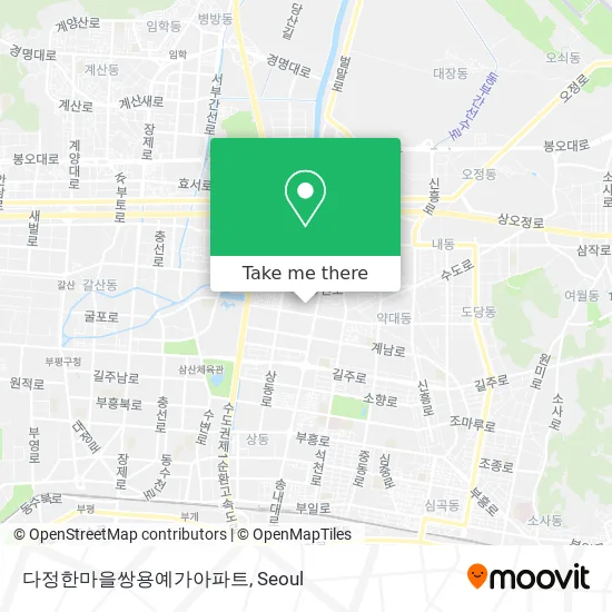 다정한마을쌍용예가아파트 map