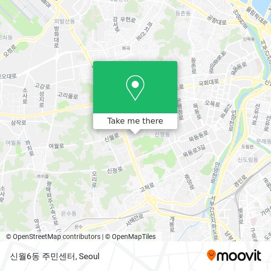 신월6동 주민센터 map