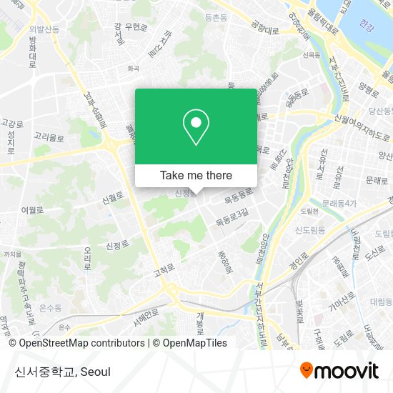신서중학교 map