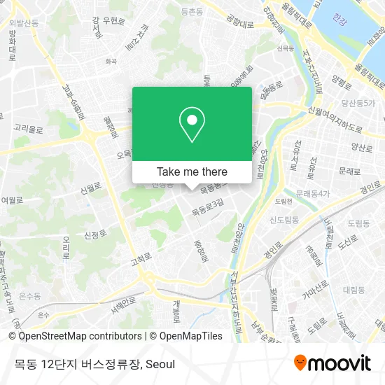 목동 12단지 버스정류장 map