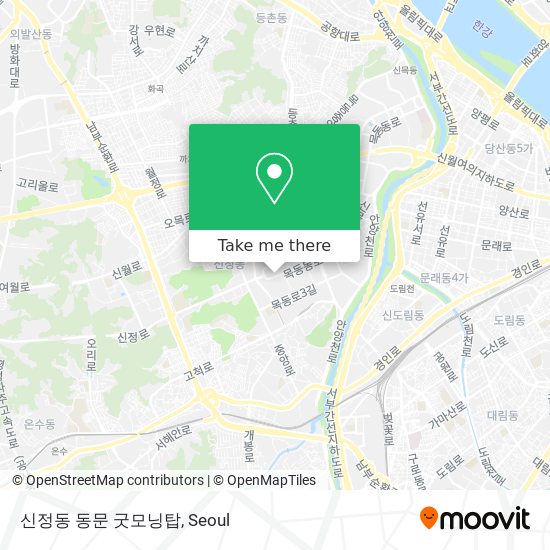 신정동 동문 굿모닝탑 map