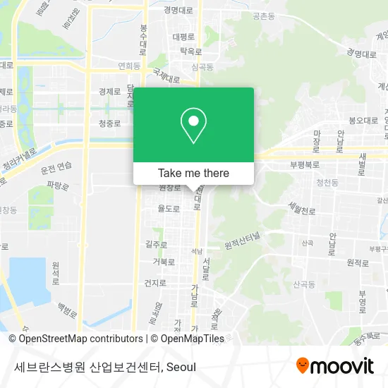 세브란스병원 산업보건센터 map