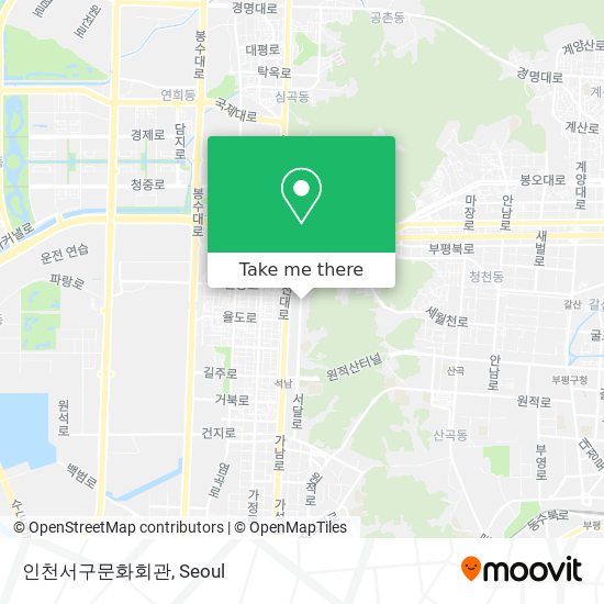 인천서구문화회관 map