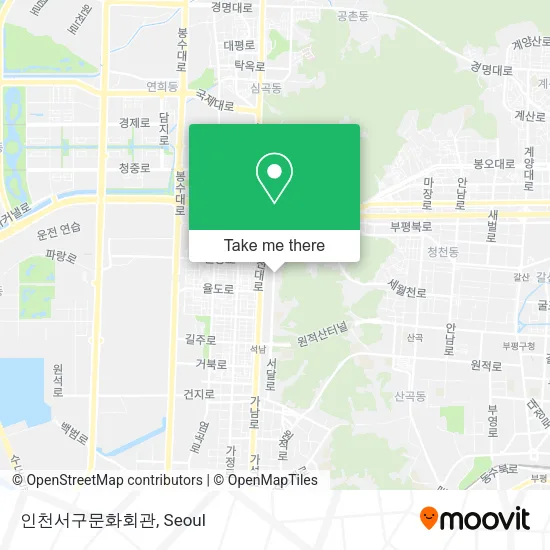 인천서구문화회관 map