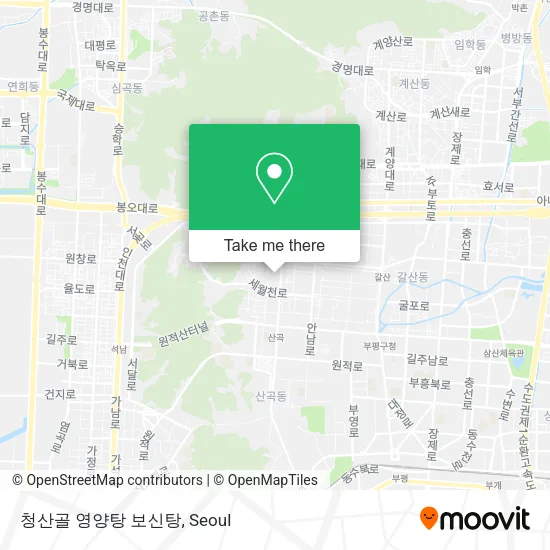 청산골 영양탕 보신탕 map
