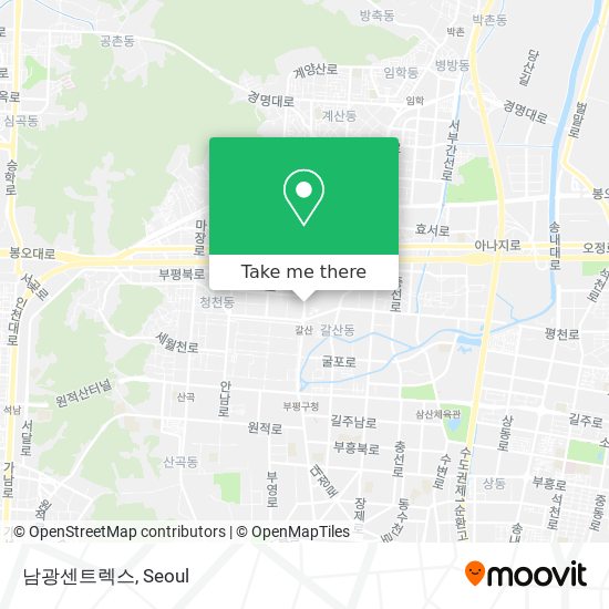 남광센트렉스 map