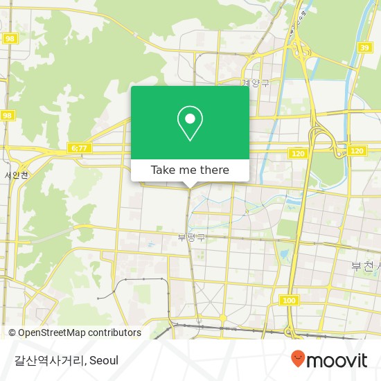 갈산역사거리 map