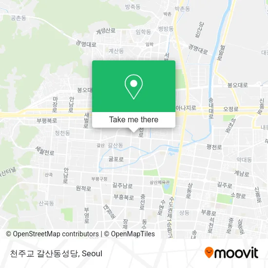 천주교 갈산동성당 map