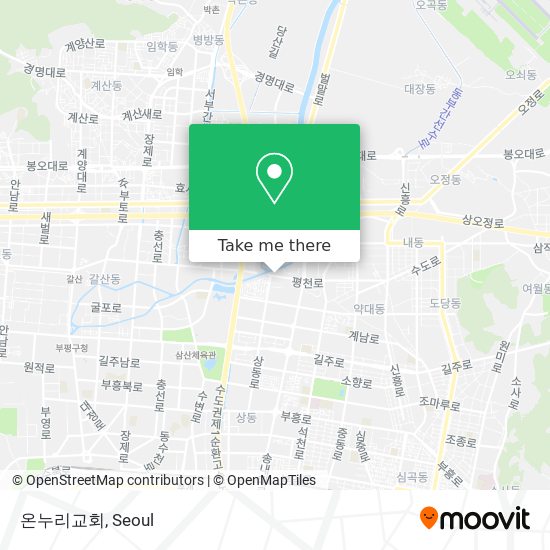 온누리교회 map