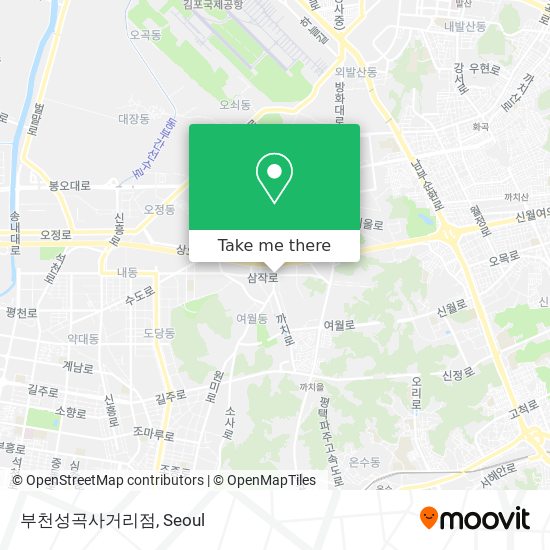 부천성곡사거리점 map