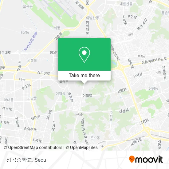 성곡중학교 map