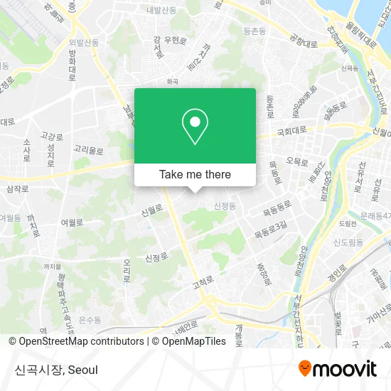 신곡시장 map