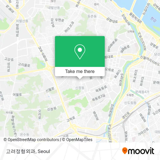 고려정형외과 map